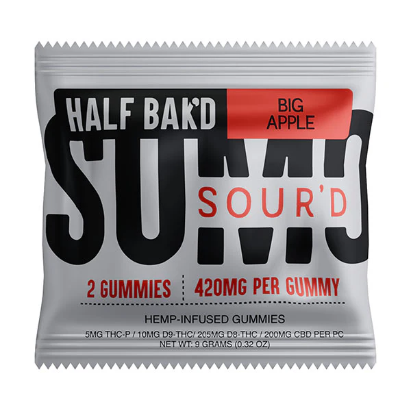 Half Bak’d SOUR Sumo Gummies 420 mg | 2pc - Image 4
