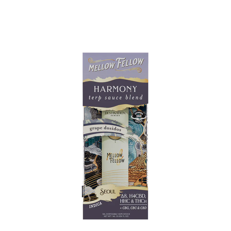 MELLOW FELLOW DESTINATION BLEND TERP SAUCE 1ML SPINNER DISPOSABLE - Image 3