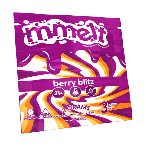 Mmelt Mushrom Gummies by Cali Extrax | 3 Count - Image 3