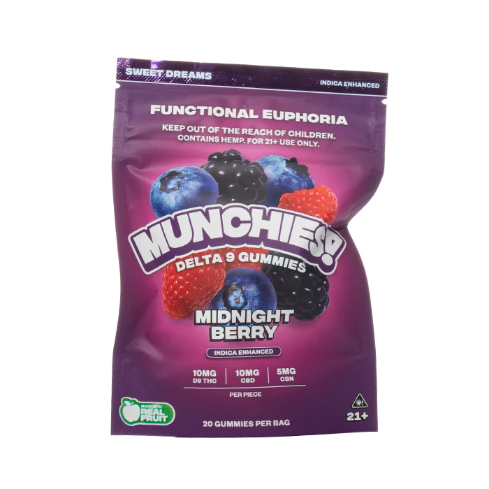 400 mg | Munchies Functional Euphoria D(9) | 5pc Gummies - Image 5
