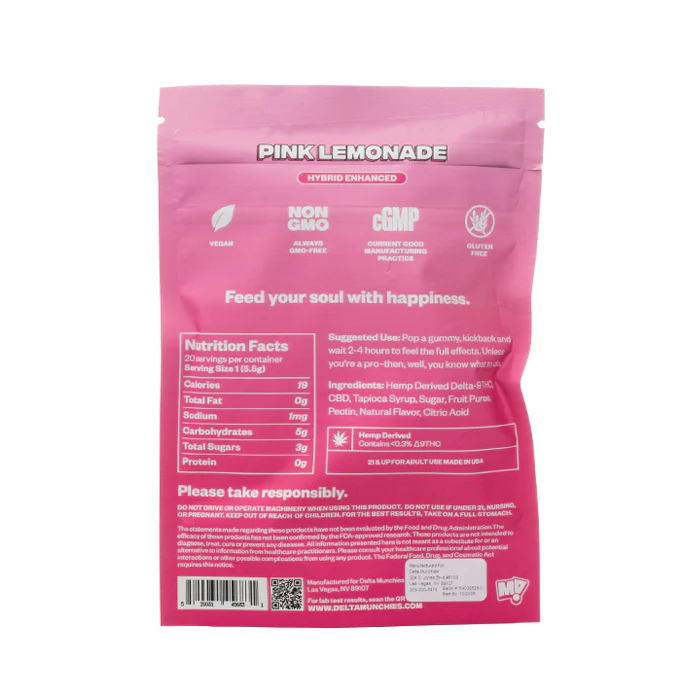 400 mg | Munchies Functional Euphoria D(9) | 5pc Gummies - Image 8