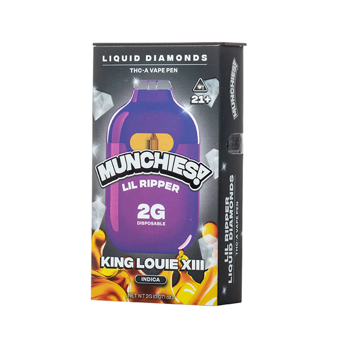 2G Munchies Lil Ripper TH(C)A Liquid Diamonds Disposable - Image 3
