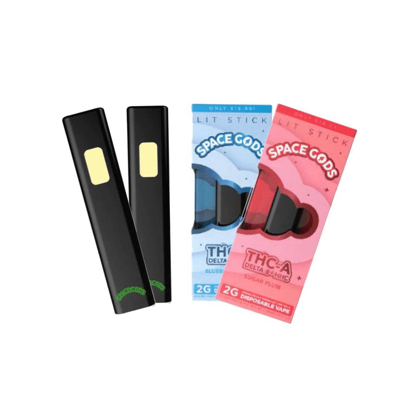 SPCE GODS 2GM LIT STICK THC(A)+ HH(C) | 2GM DISPO