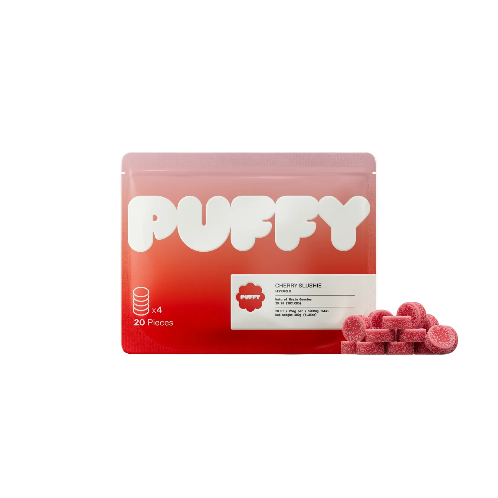 PUFFY Natural Resin Gummies | 20PC BIG PACK 500 mg - Image 6