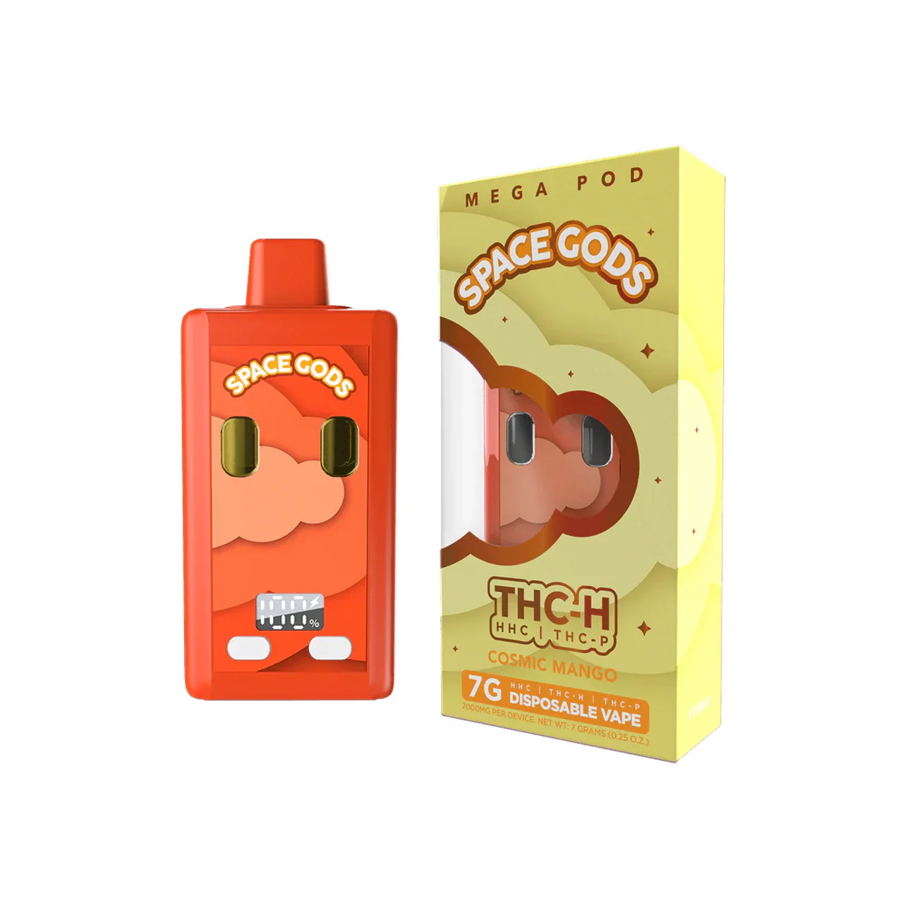 Space Gods Mega Pod Disposable | 7g - Image 2